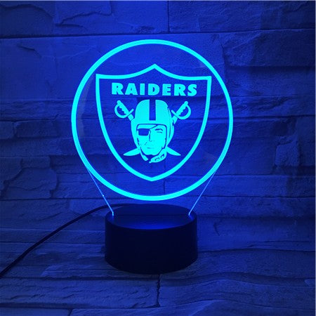 Las Vegas Raiders 3D LED Lamp