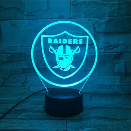 Las Vegas Raiders 3D LED Lamp