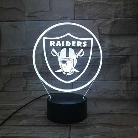 Las Vegas Raiders 3D Illusion LED Lamp – SportsDexter