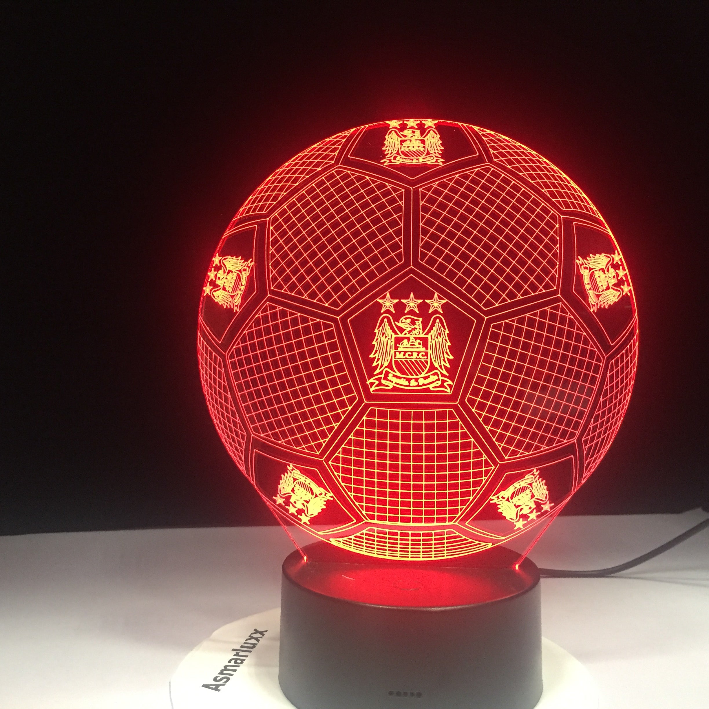 Manchester City 3D Illusion LED Lamp