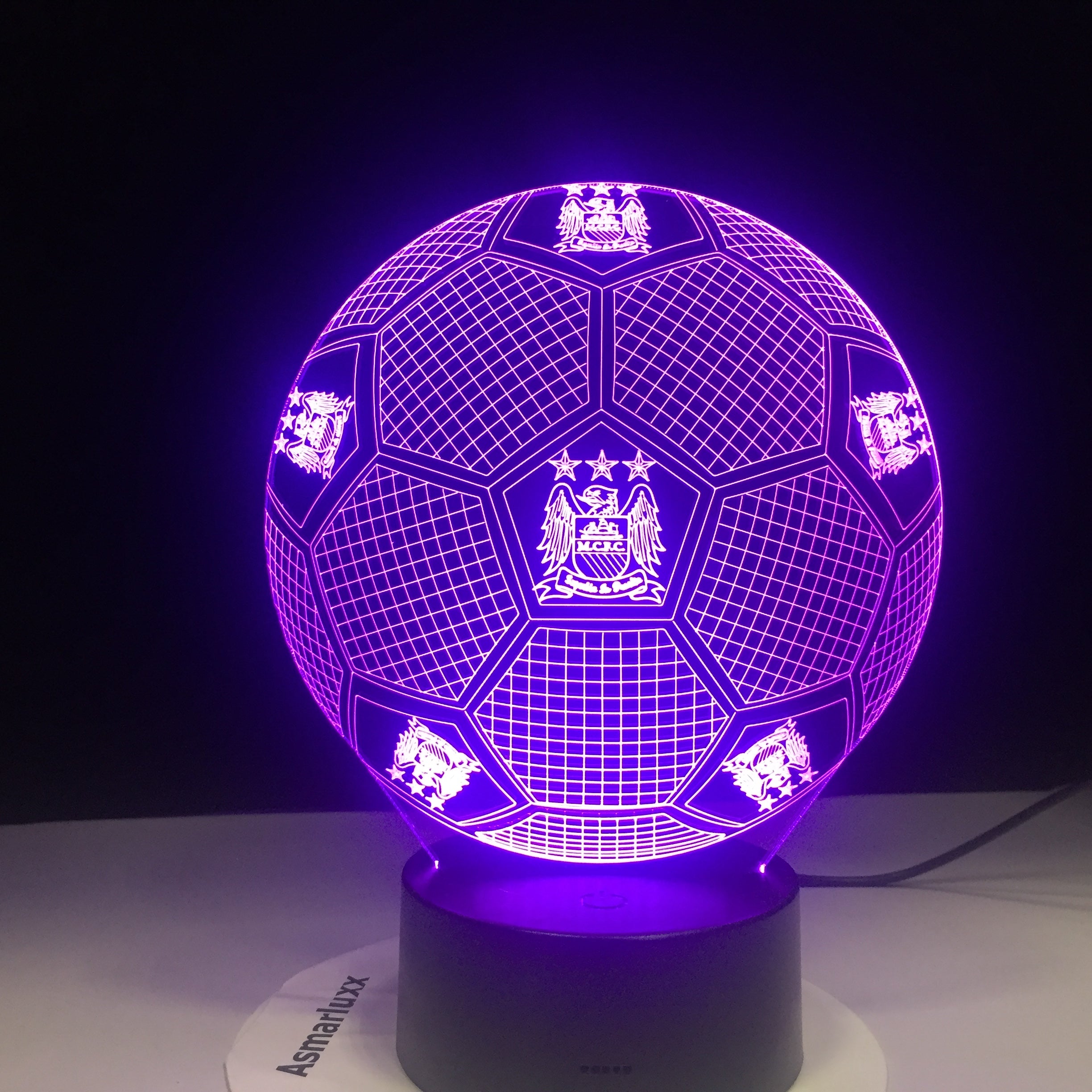 Manchester City 3D Illusion LED Lamp