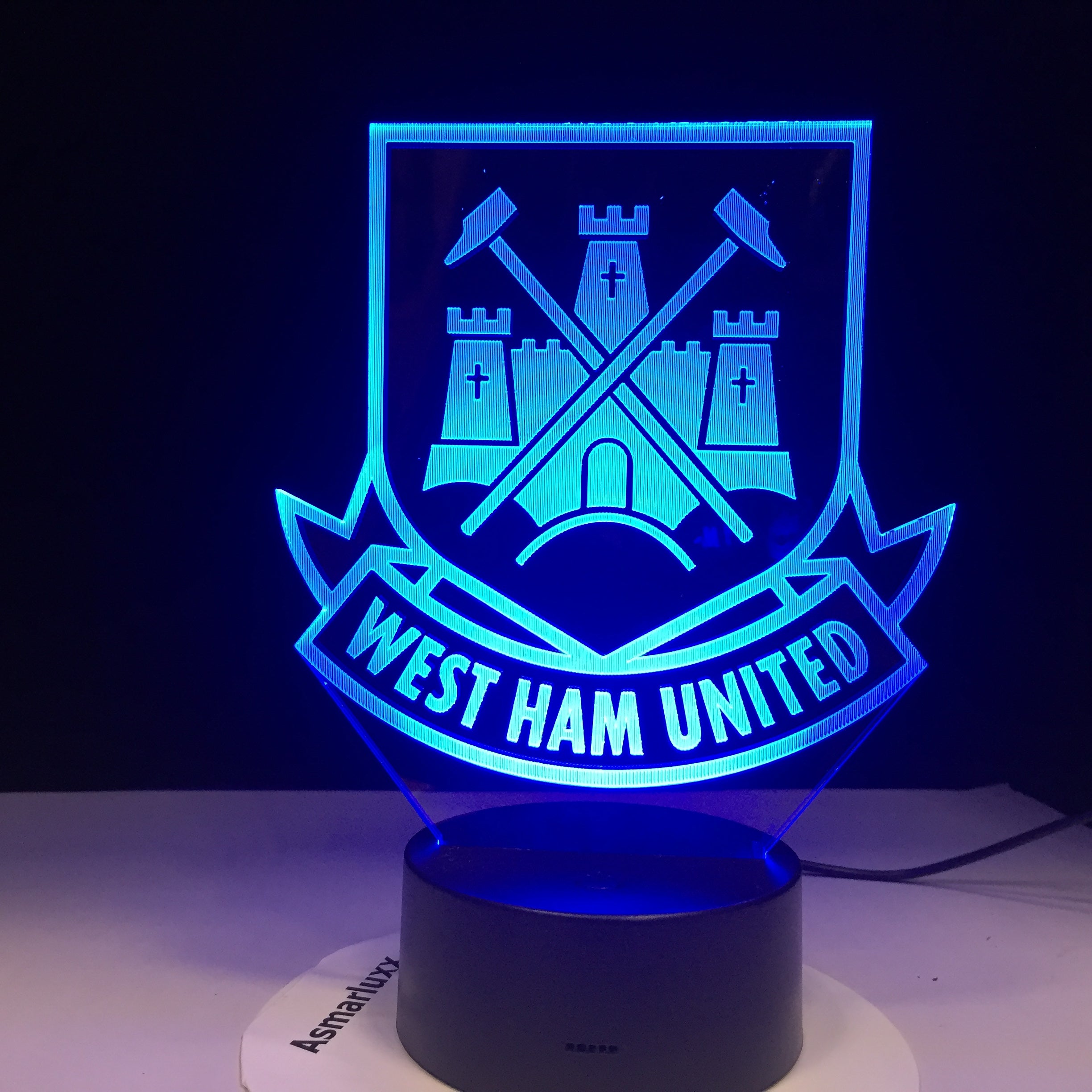 West Ham United 3D LED Lamp