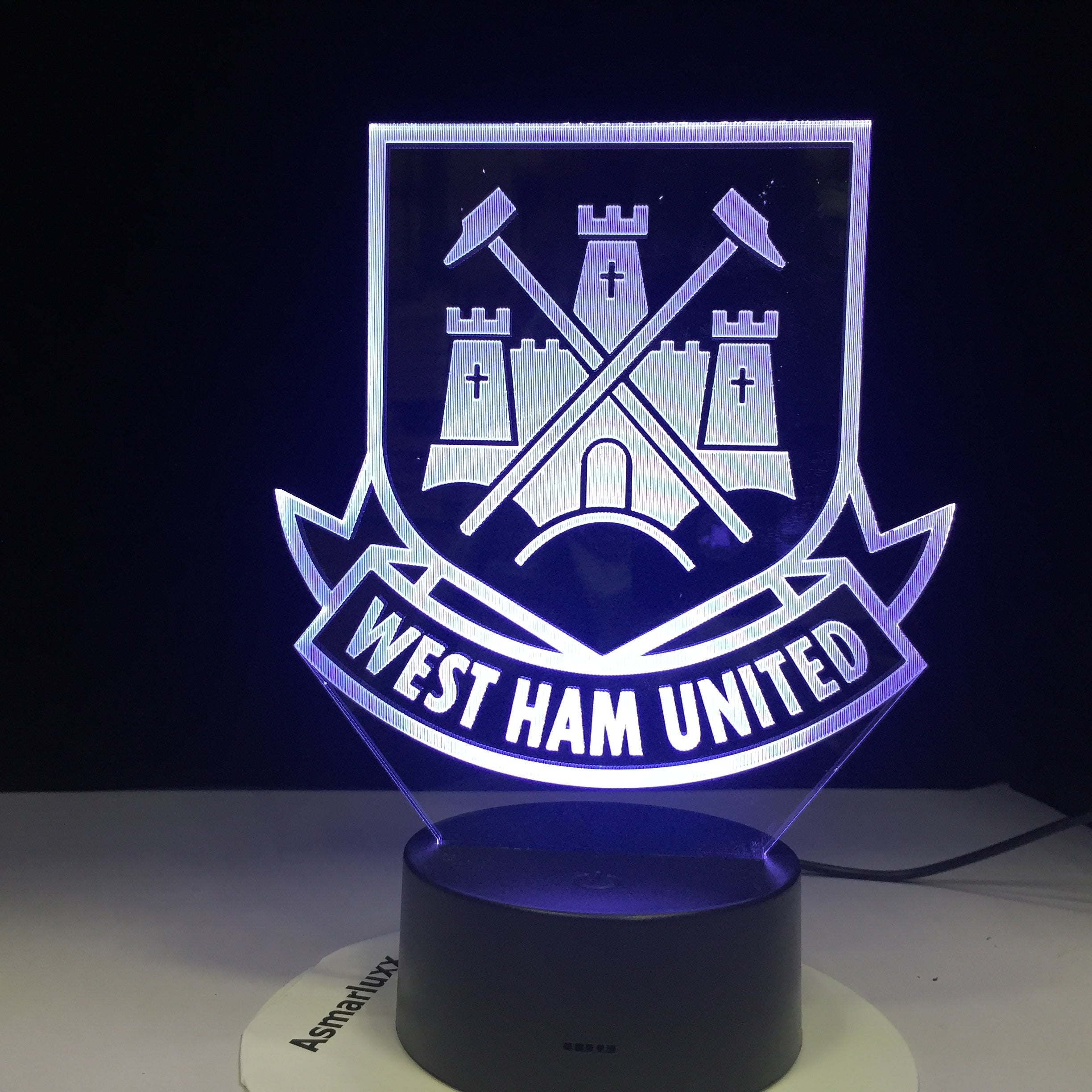 West Ham United 3D LED Lamp