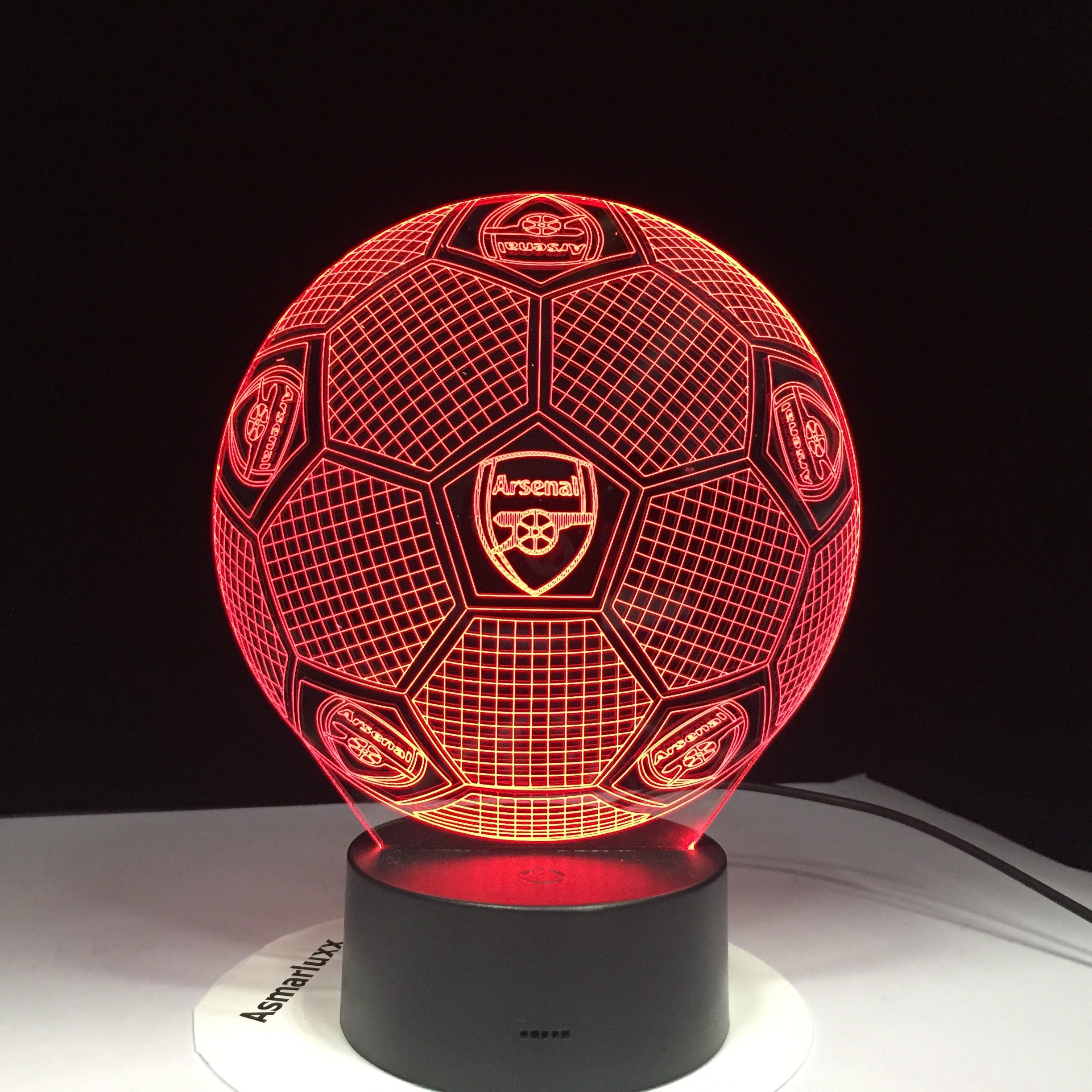 Arsenal 3D Illusion LED Lamp