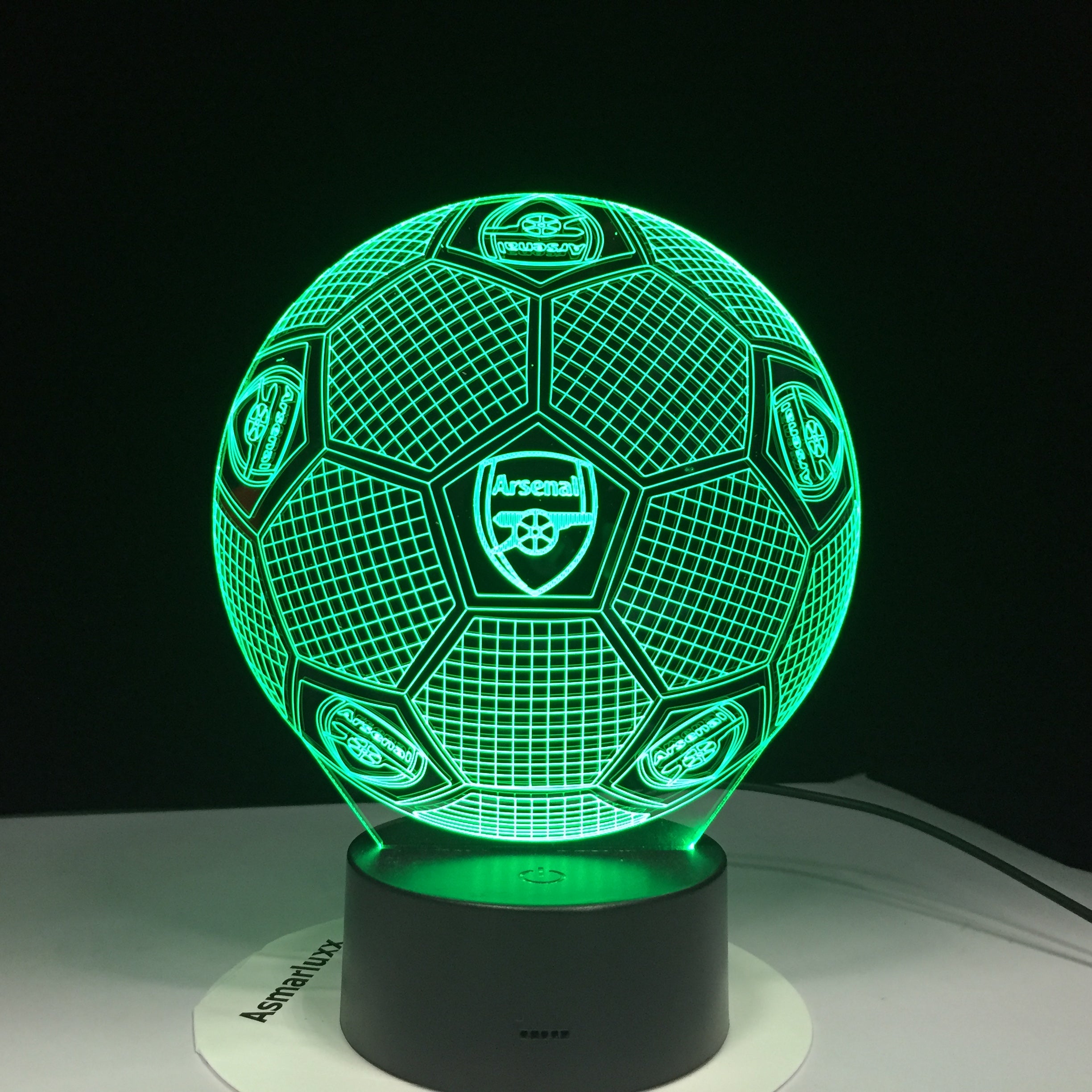 Arsenal 3D Illusion LED Lamp