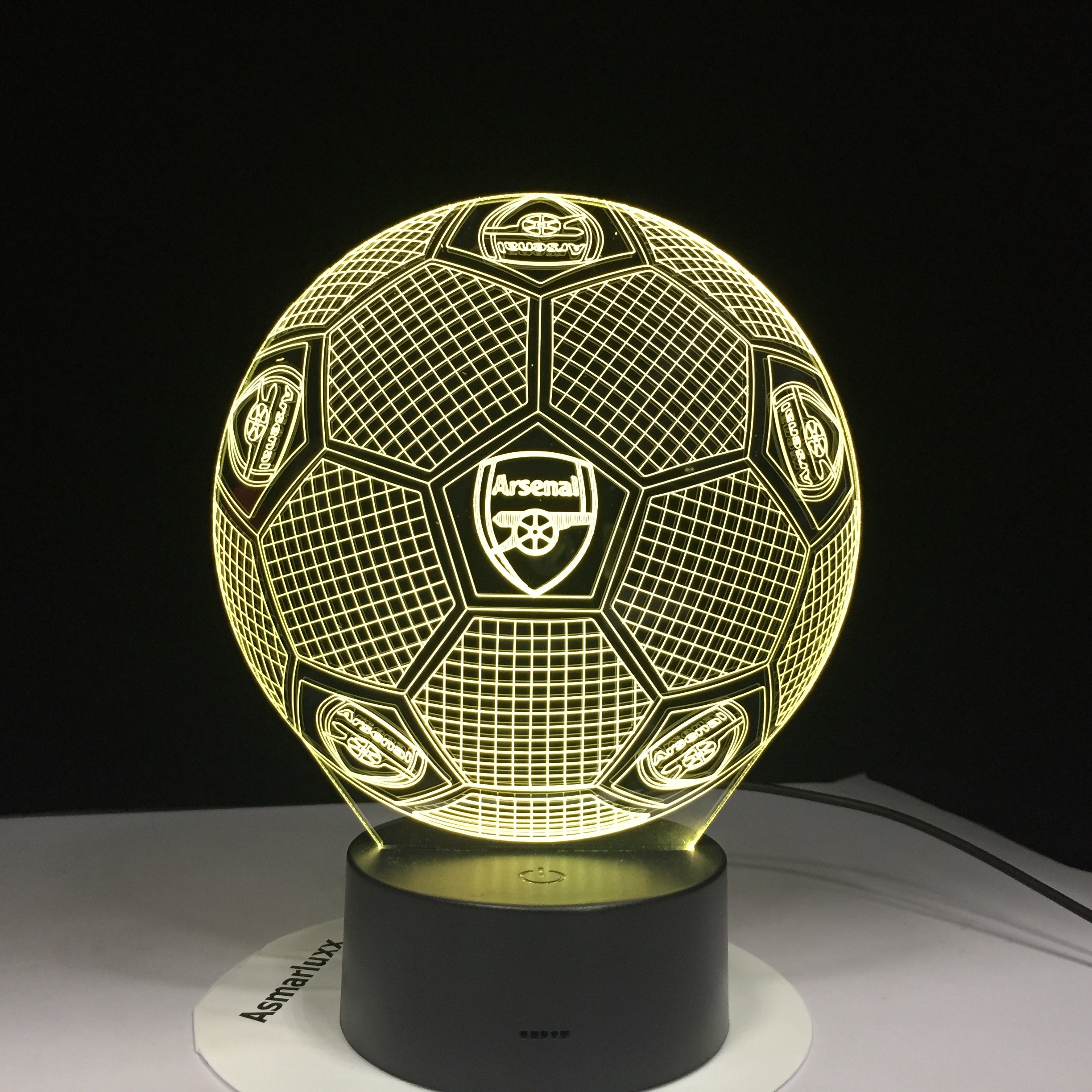 Arsenal 3D Illusion LED Lamp