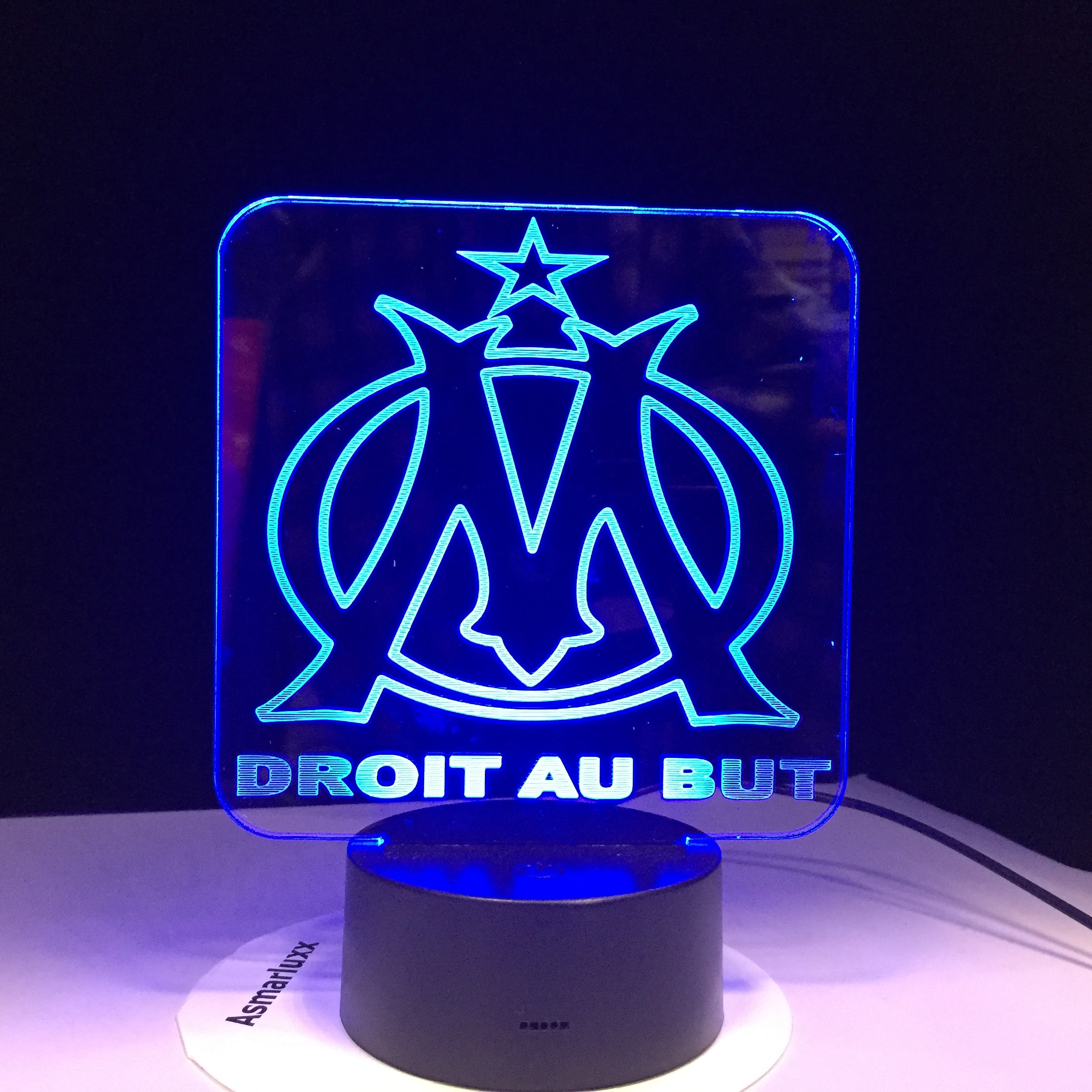 Olympique de Marseille 3D LED Lamp