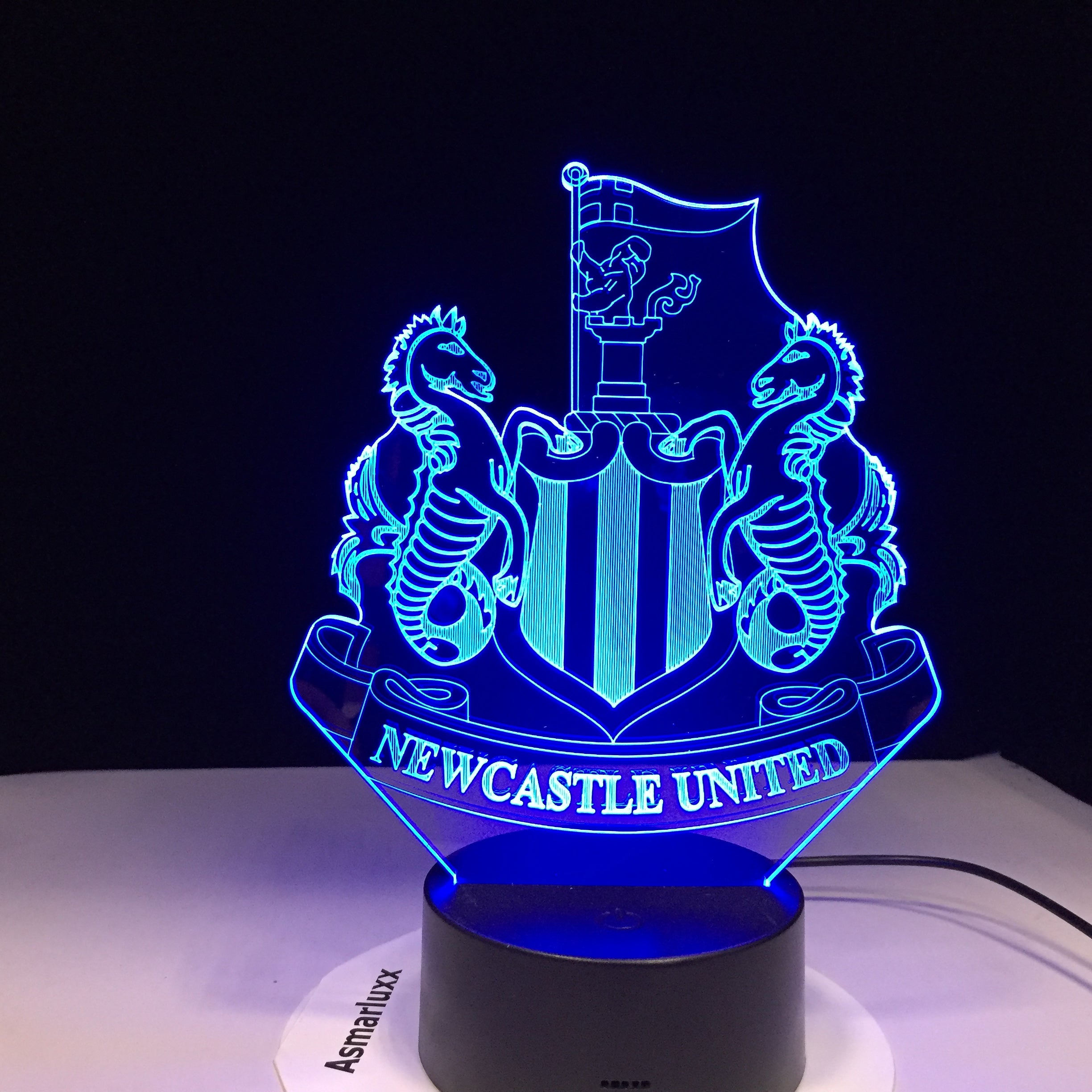 Newcastle United 3D LED Lamp