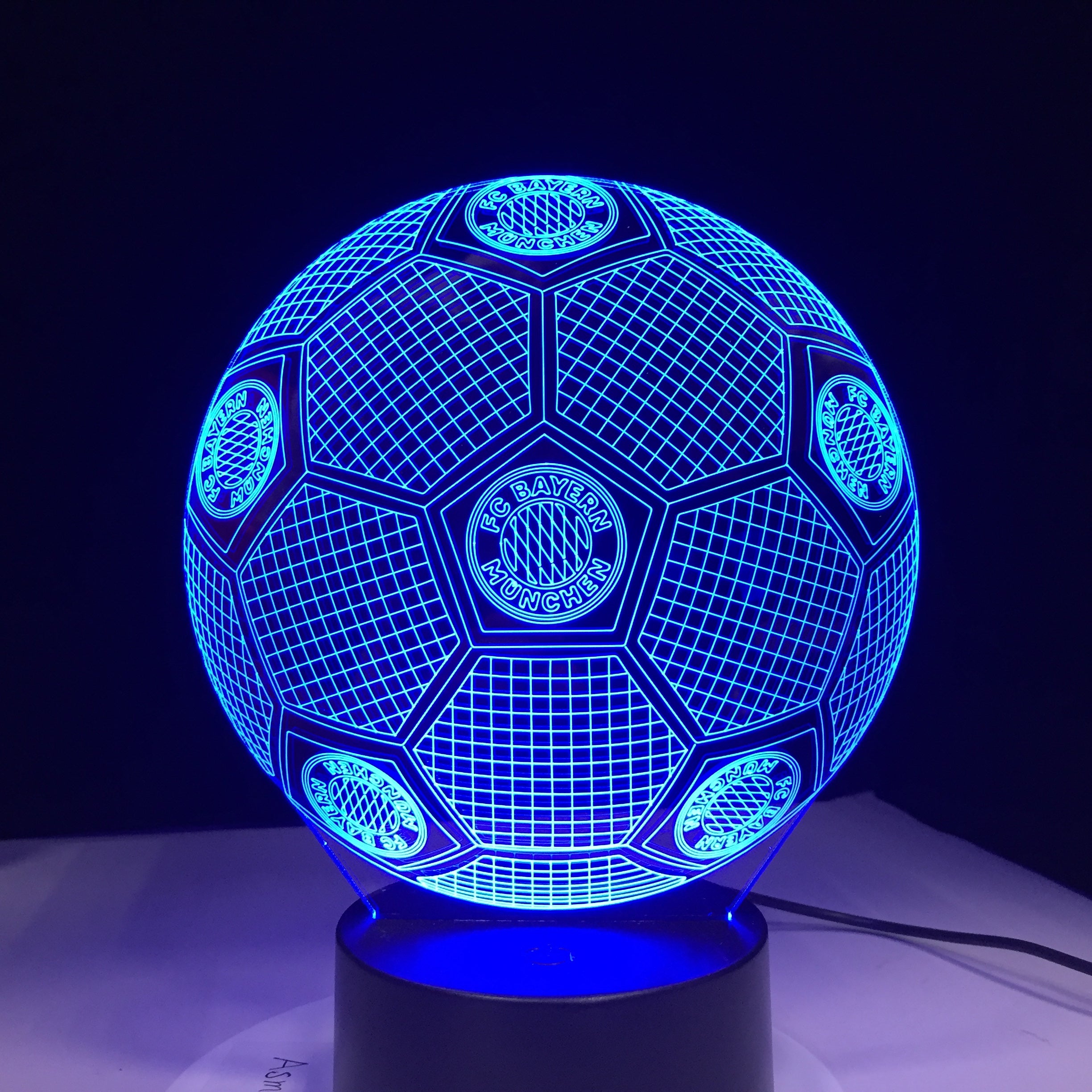 FC Bayern Munich 3D Illusion LED Lamp