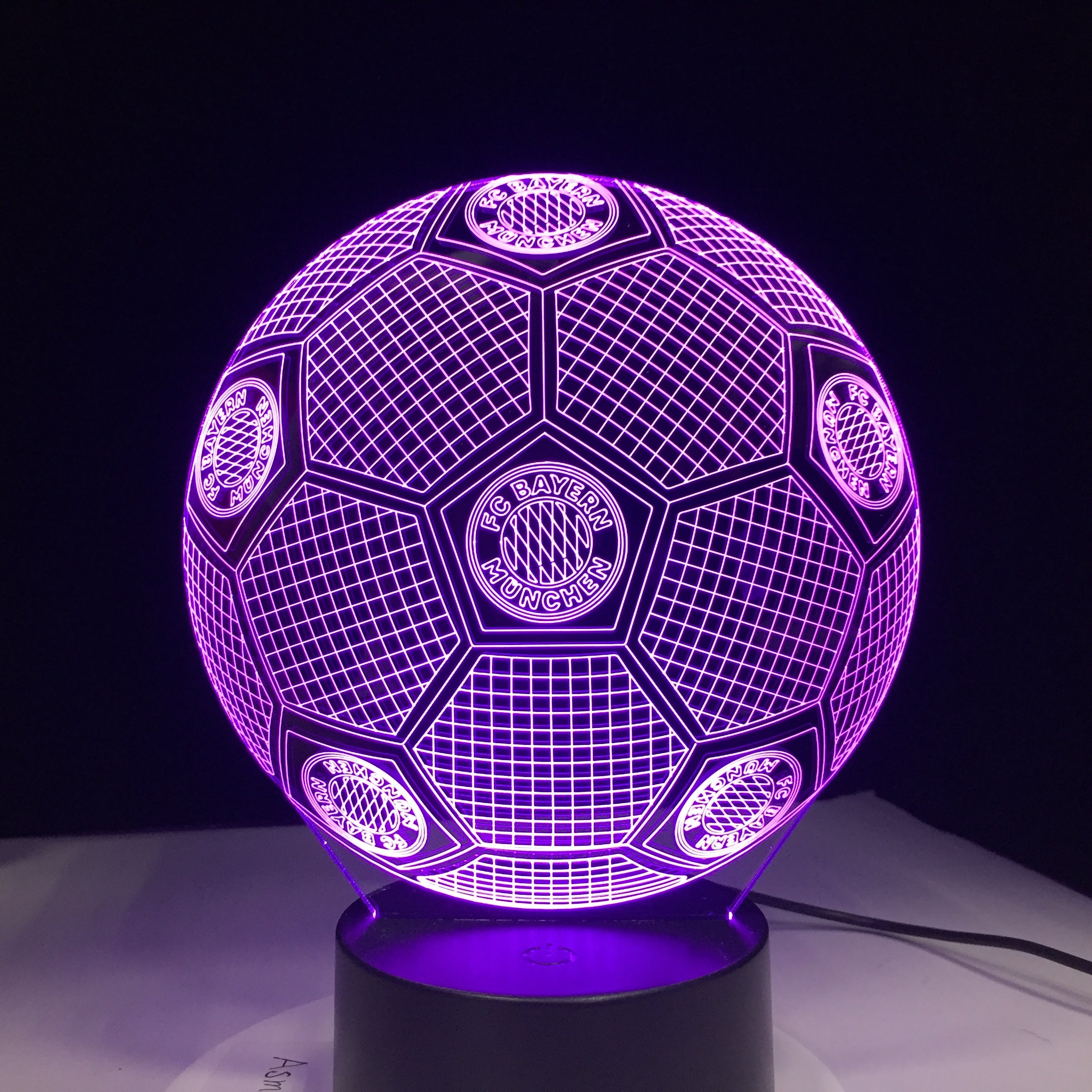 FC Bayern Munich 3D Illusion LED Lamp