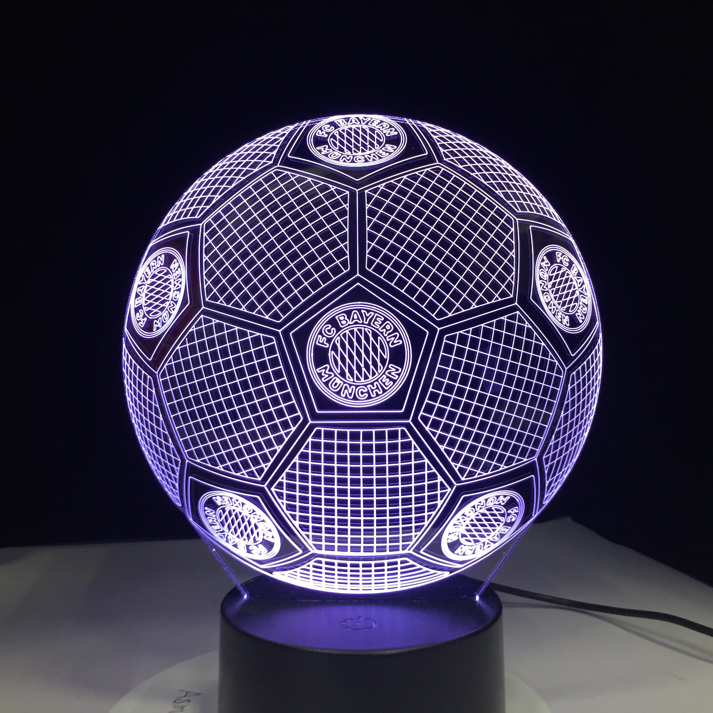 FC Bayern Munich 3D Illusion LED Lamp