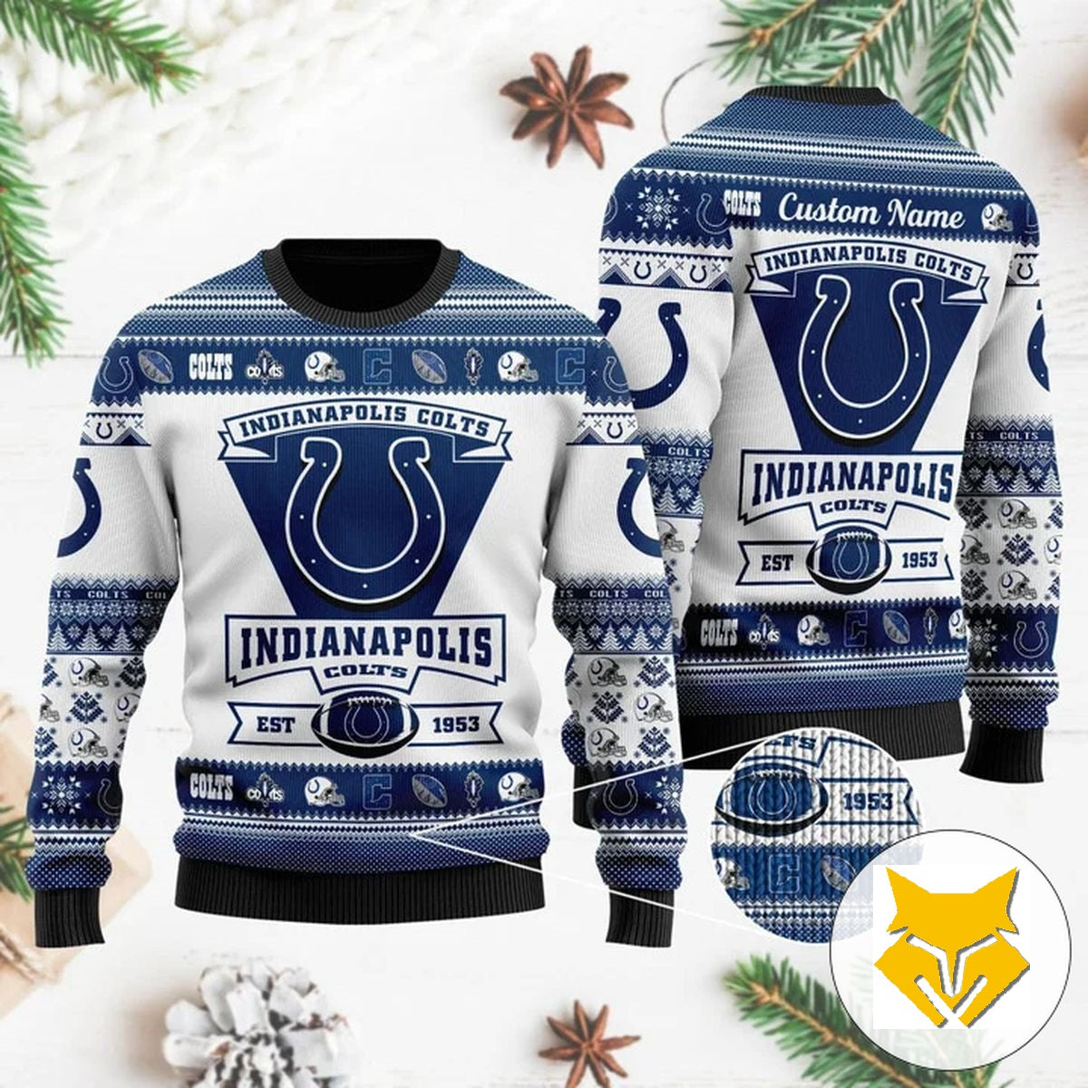 Indianapolis Colts Christmas Sweatshirt