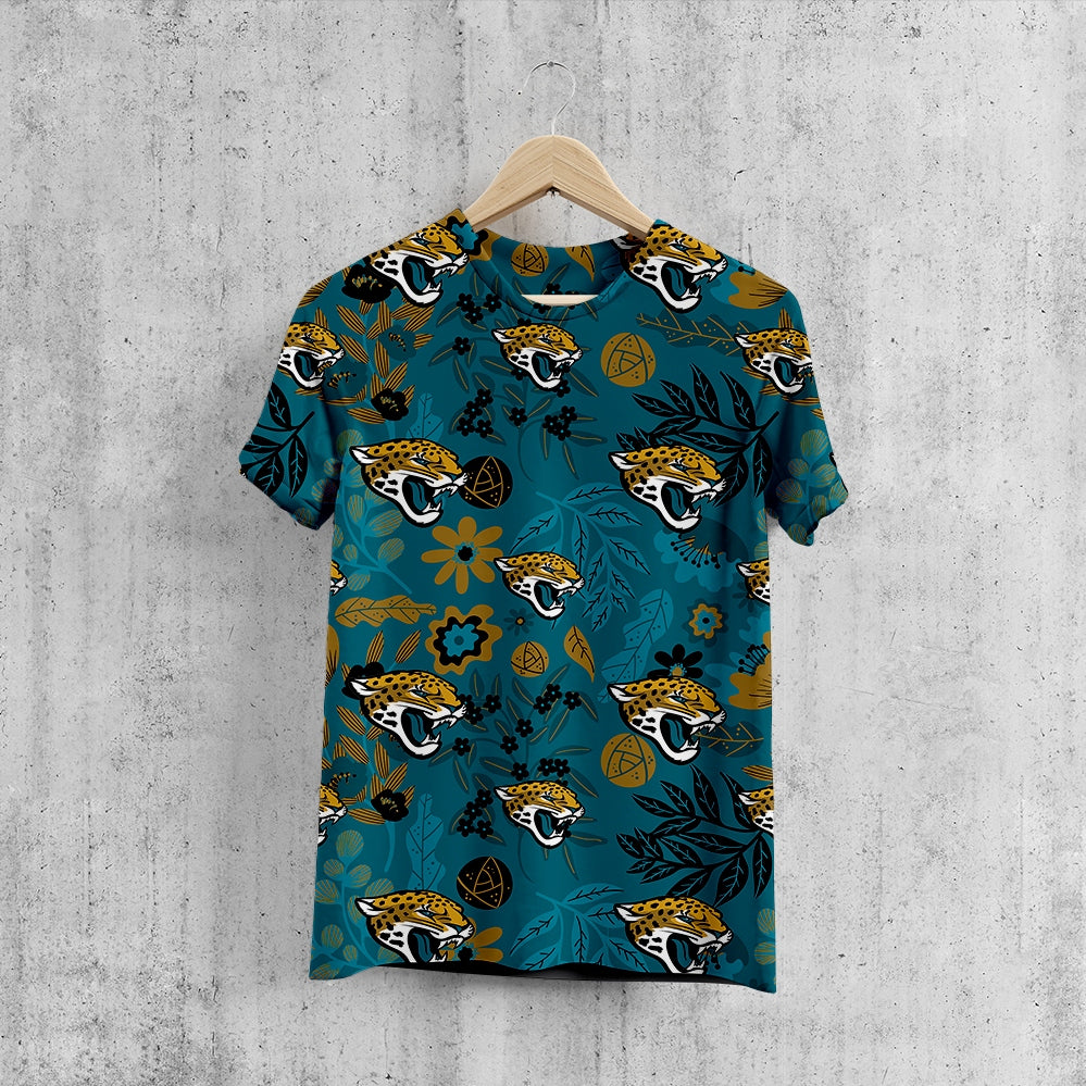 Jacksonville Jaguars Aloha Hawaiian T-Shirt