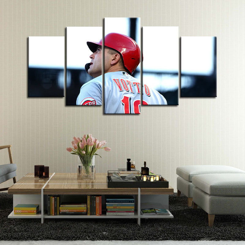 Joey Votto Cincinnati Reds Wall Canvas