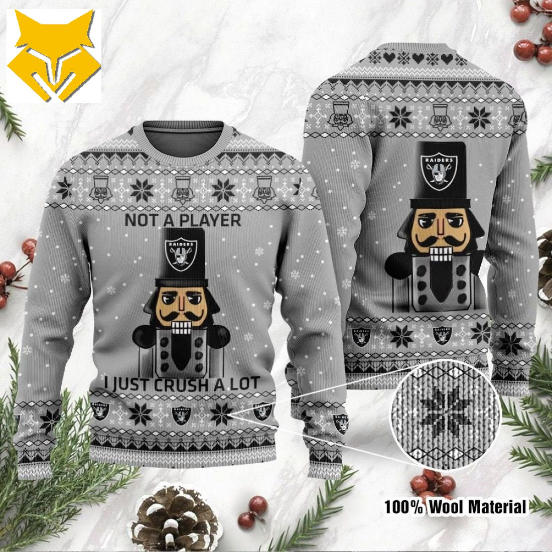 Las Vegas Raiders Ugly Christmas Sweatshirt