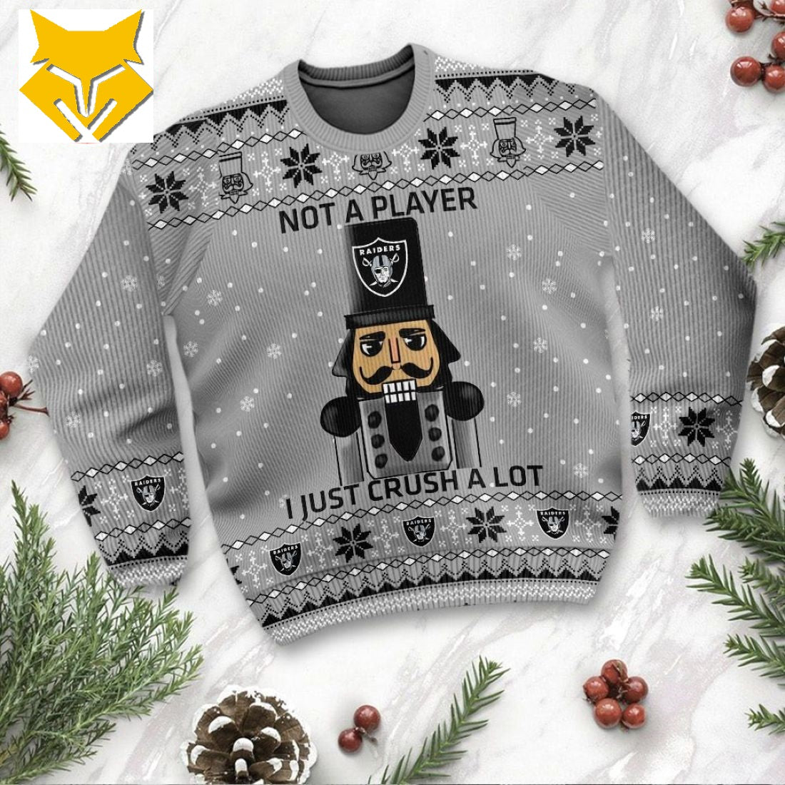 Las Vegas Raiders Ugly Christmas Sweatshirt