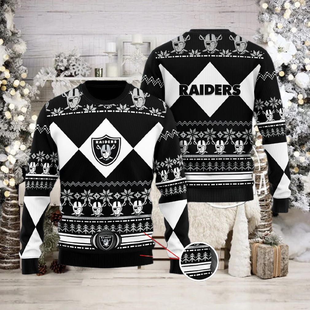 Las Vegas Raiders Ugly Christmas Sweatshirt