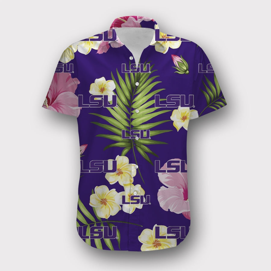 LSU Tigers Summer Floral Shirt