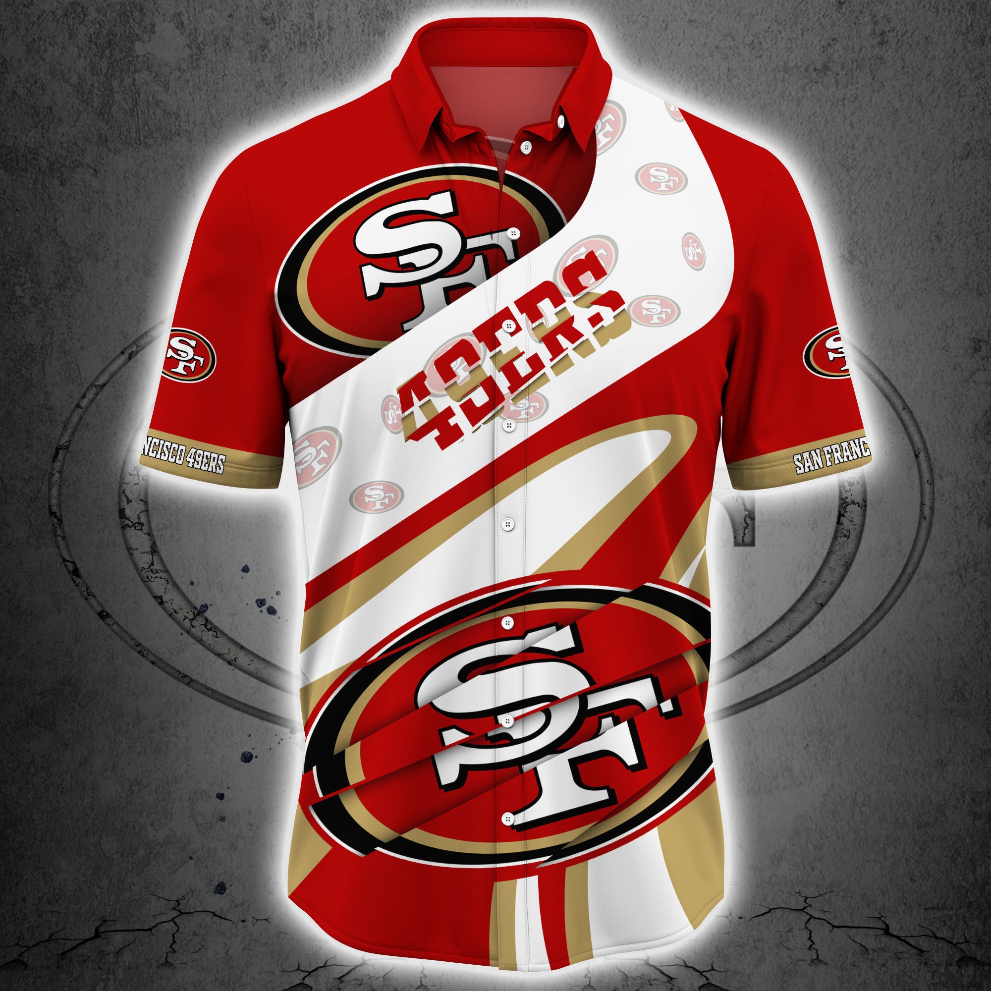 San Francisco 49ers Casual 3D Shirt