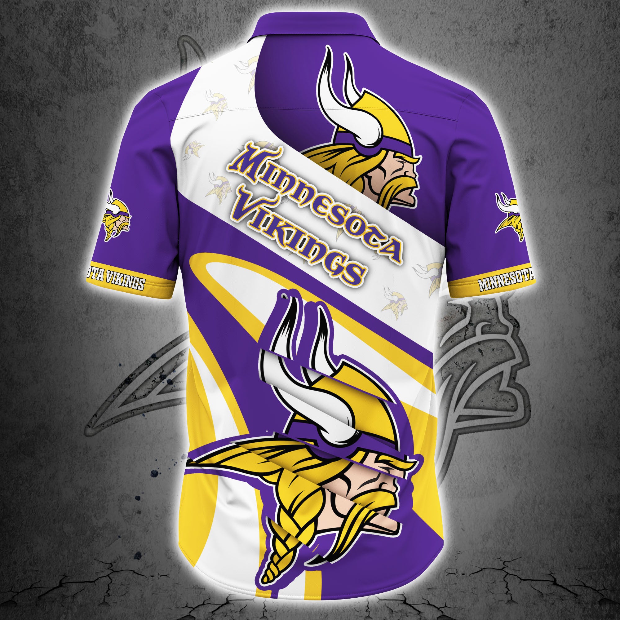 Minnesota Vikings Casual 3D Shirt