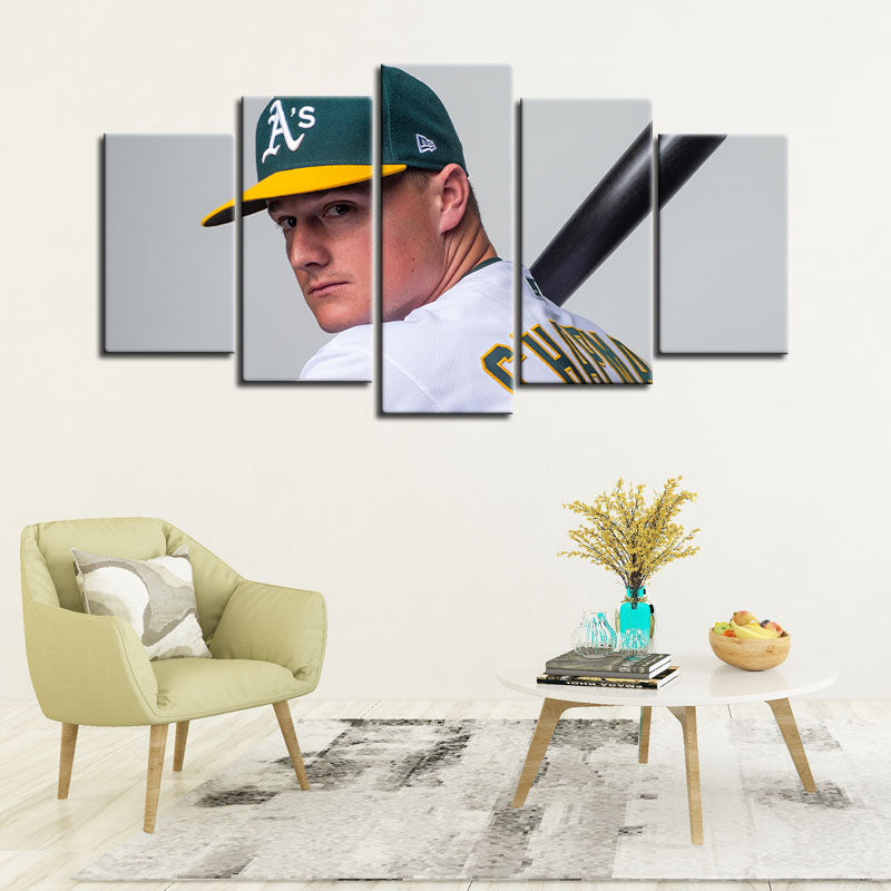 Matt Chapman Oakland Athletics Wall Canvas