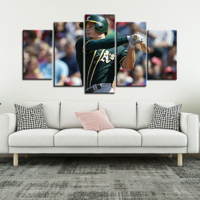 Matt Chapman Oakland Athletics Wall Canvas