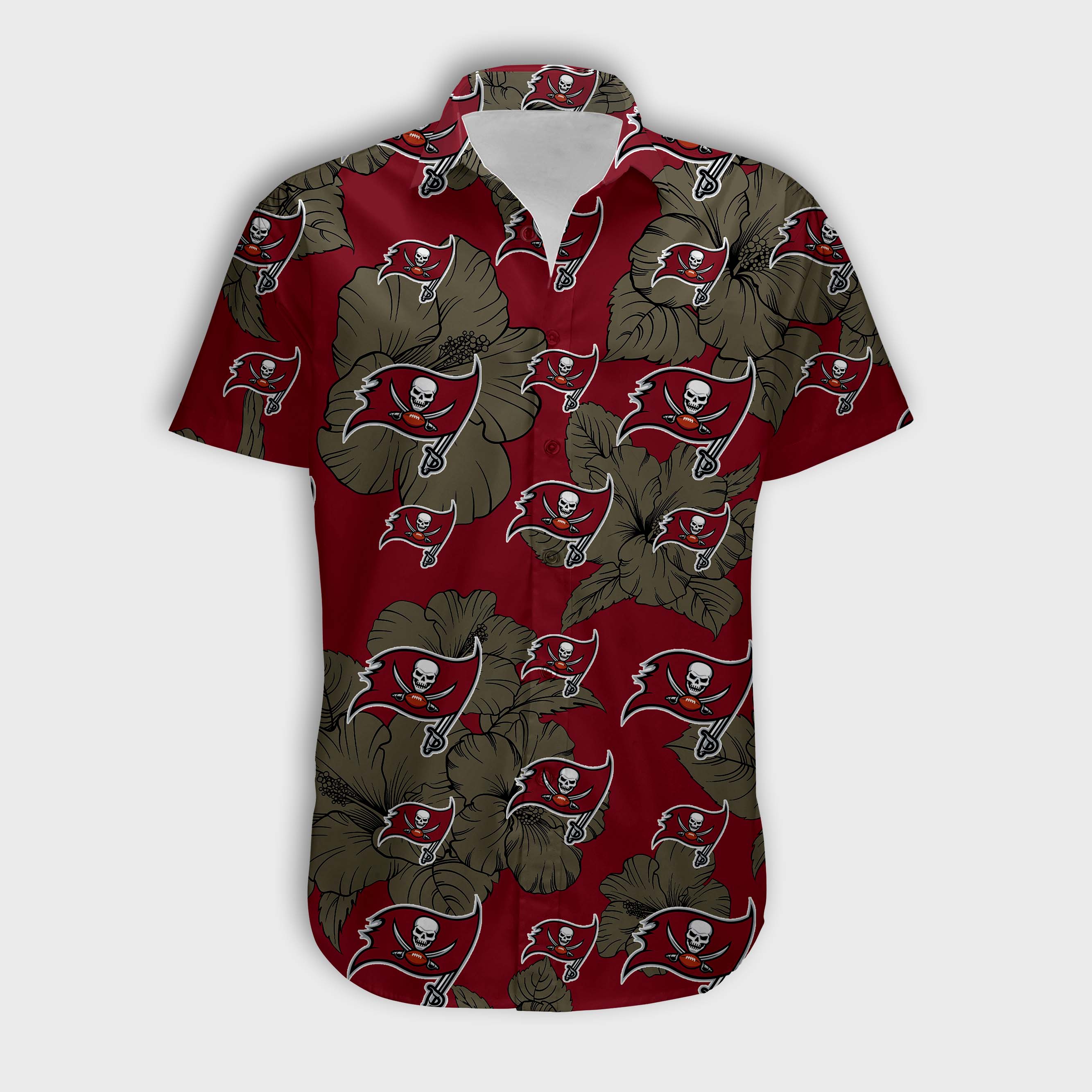 Tampa Bay Buccaneers Tropical Floral Shirt