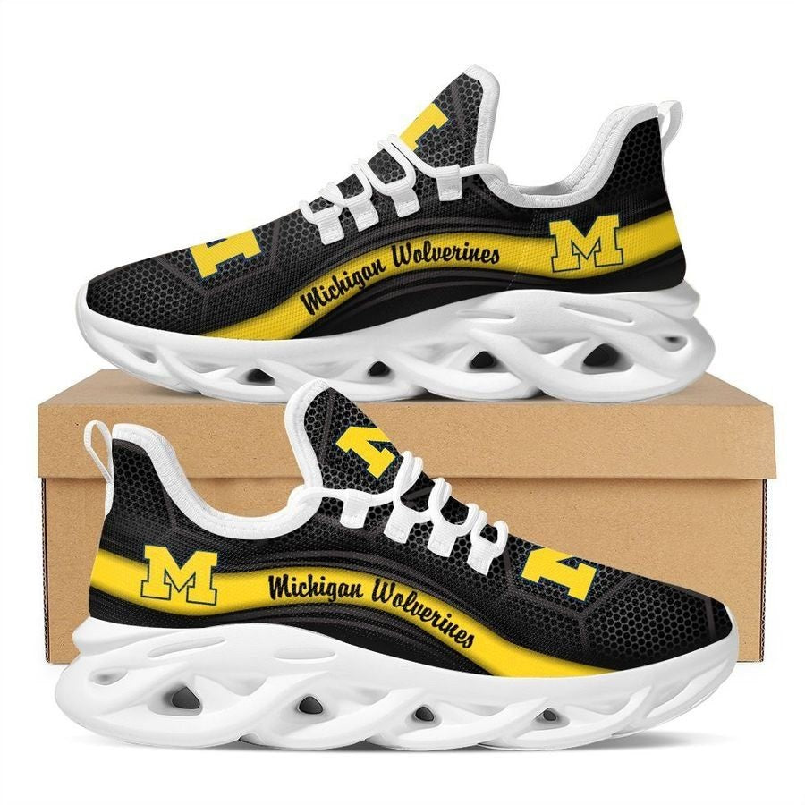 Michigan Wolverines Casual Air Max Running Shoes