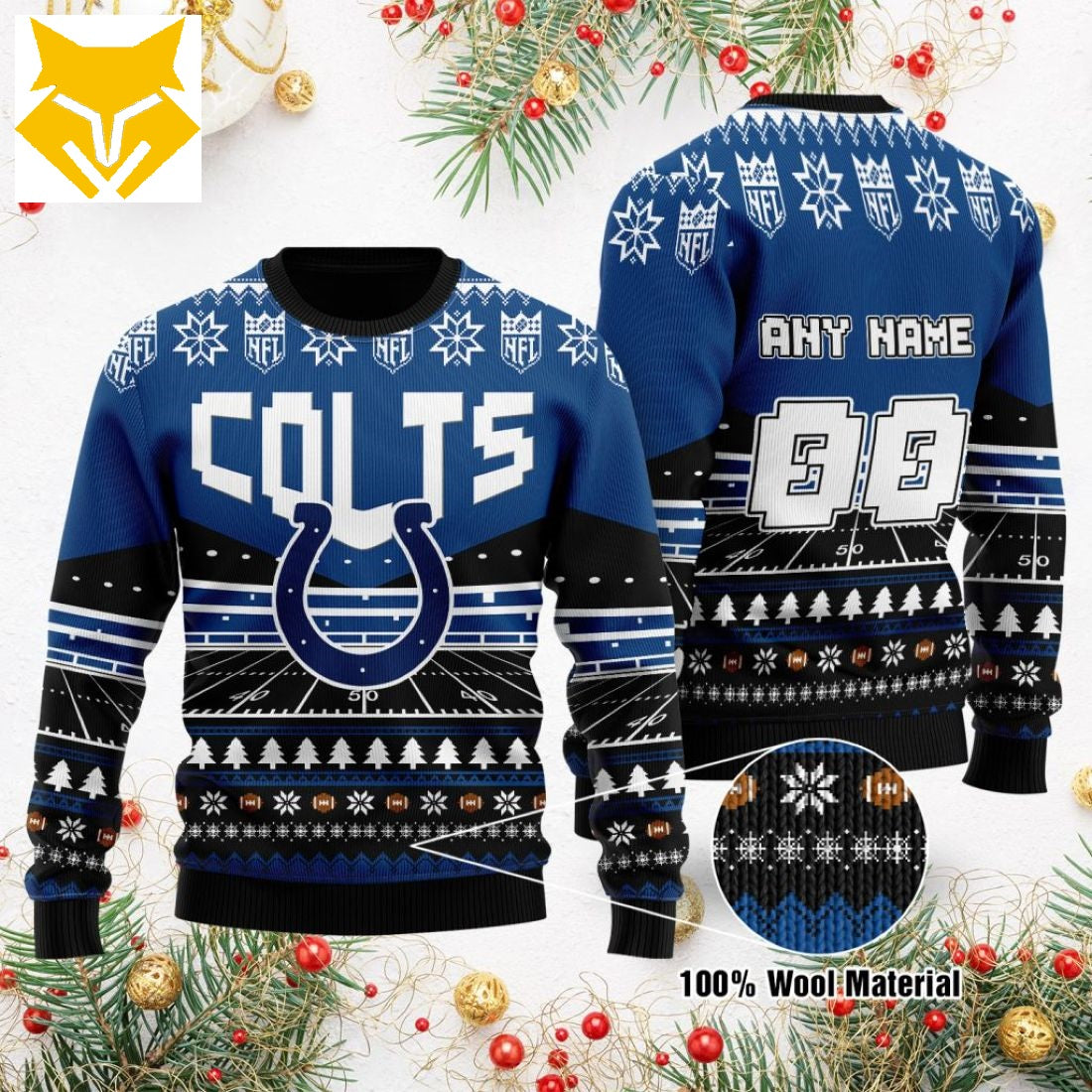 Indianapolis Colts Ultra Cool Christmas Sweatshirt