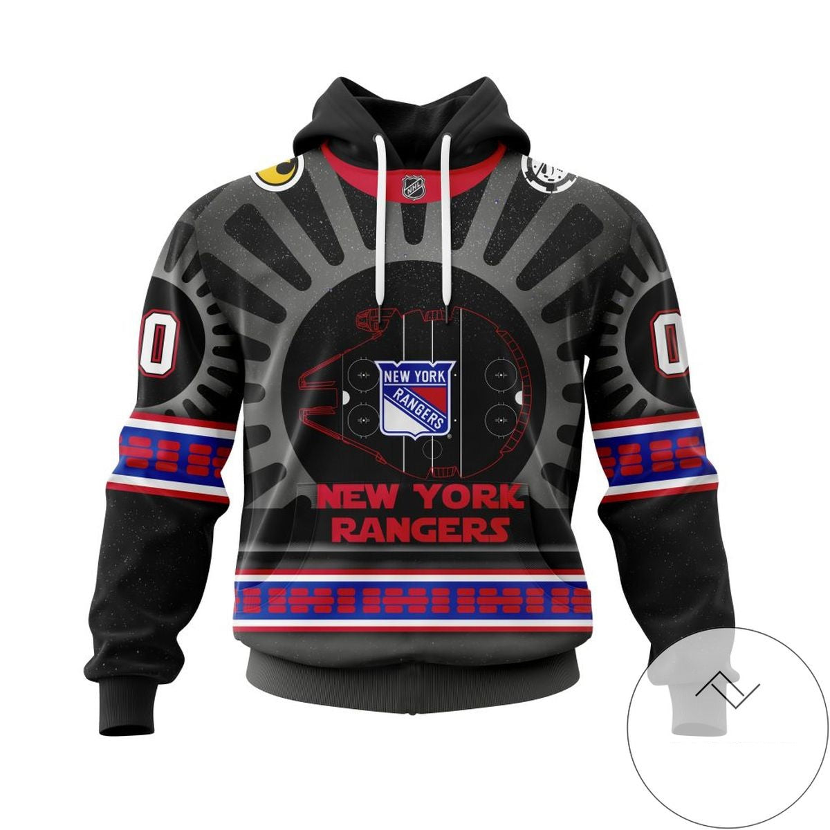 New York Rangers Star Wars Casual Hoodie