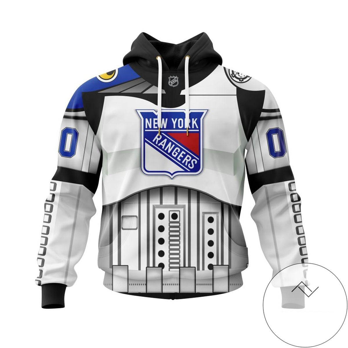 New York Rangers Star Wars Casual Hoodie