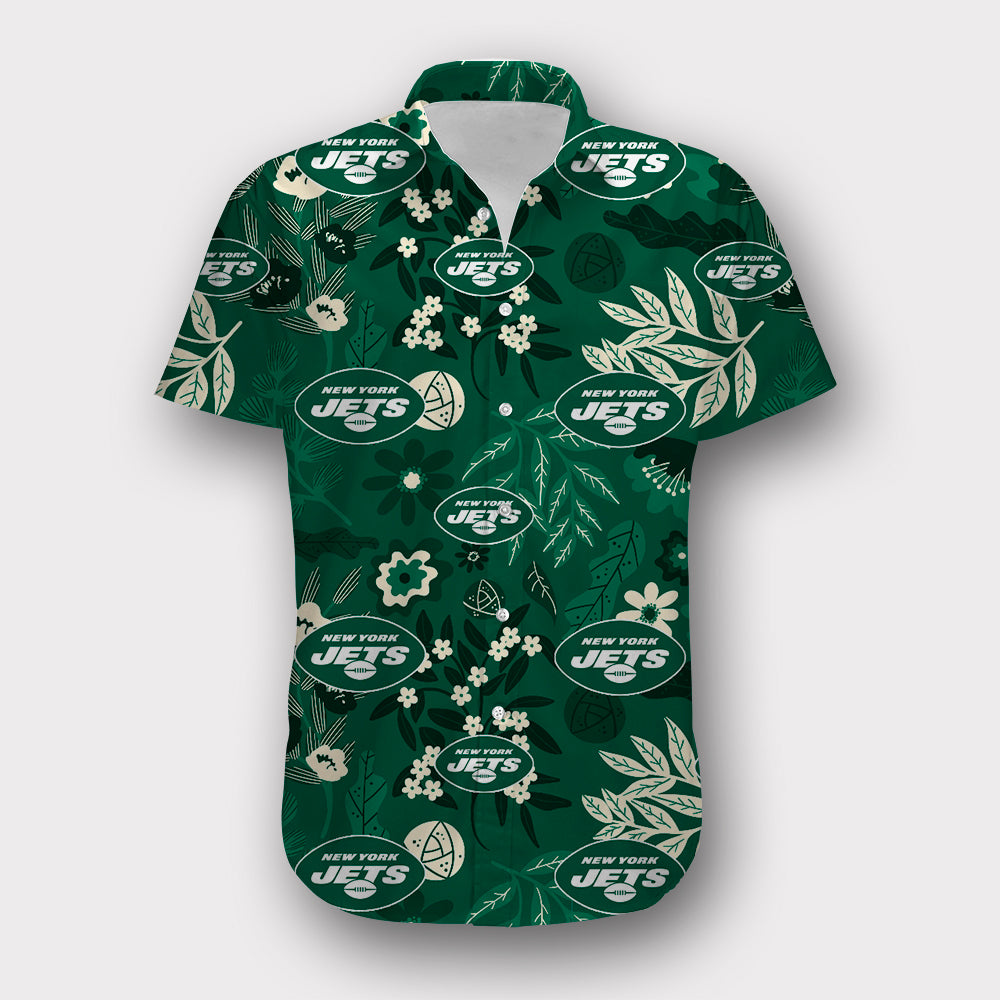 New York Jets Aloha Hawaiian Shirt