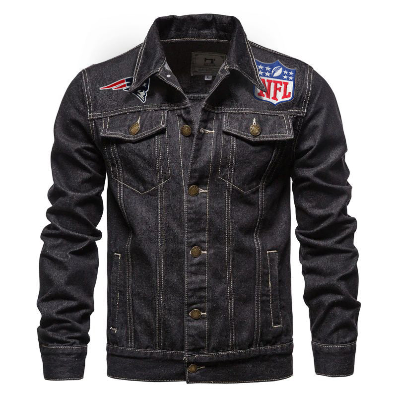 New England Patriots Denim Jacket