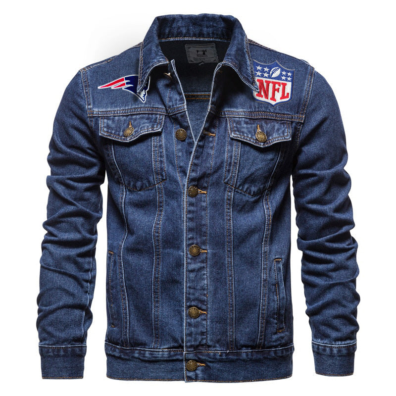 New England Patriots Denim Jacket