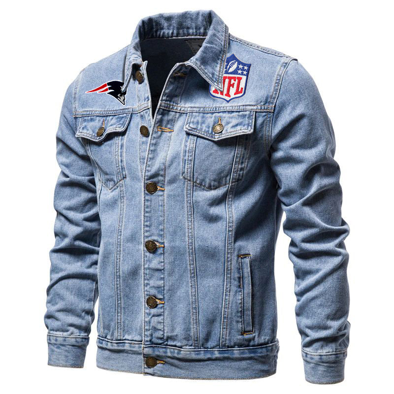 New England Patriots Denim Jacket