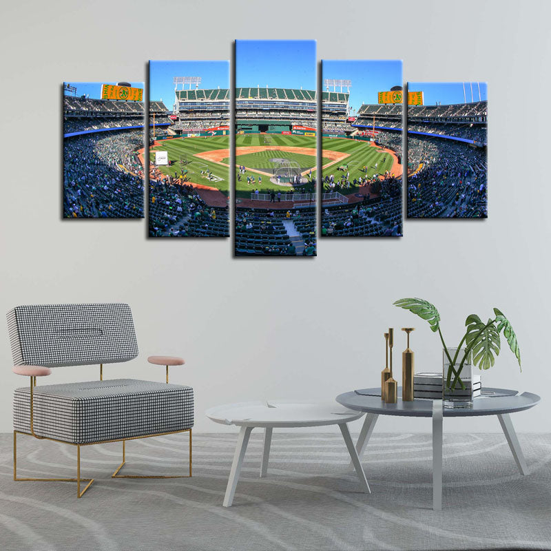 Oakland Athletics Stadium Wall Canvas