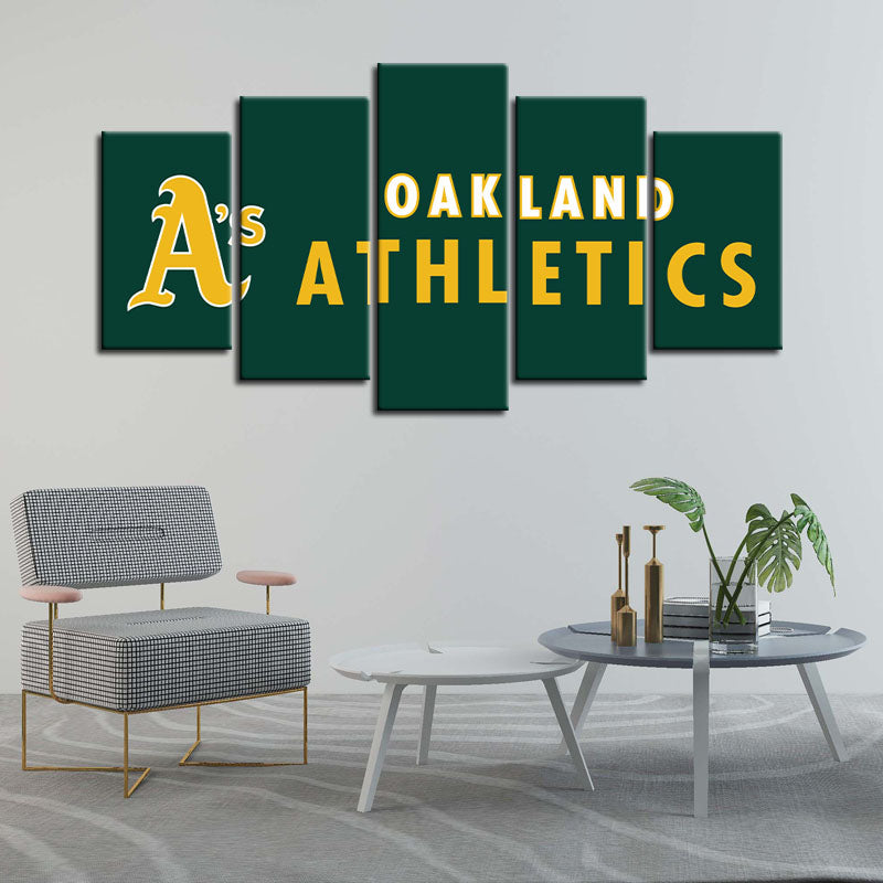 Oakland Athletics Wall Canvas