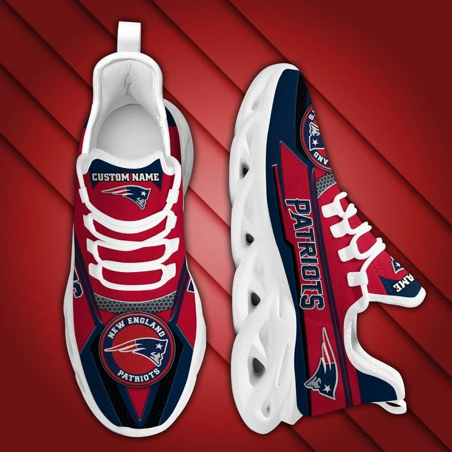 New England Patriots Ultra Cool Air Max Running Shoes