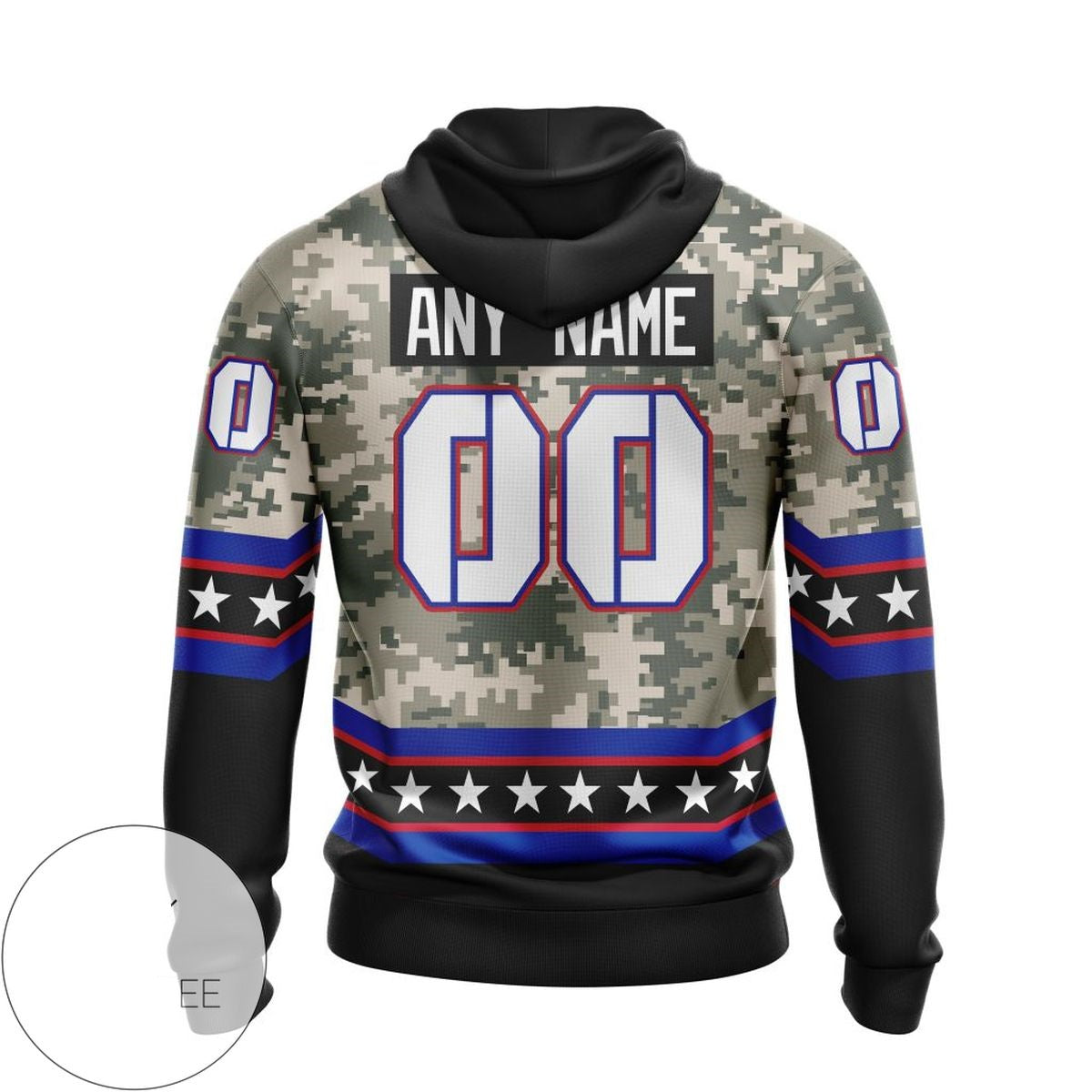 New York Rangers Camouflage Casual Hoodie