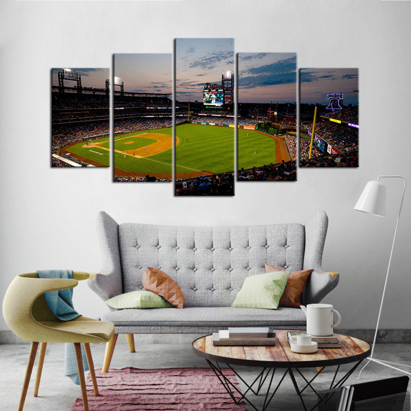 Philadelphia Phillies Stadium Wall Canvas 1