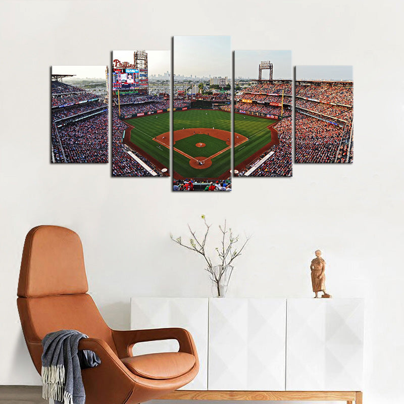 Philadelphia Phillies Stadium Wall Canvas 3