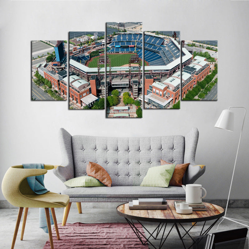 Philadelphia Phillies Stadium Wall Canvas