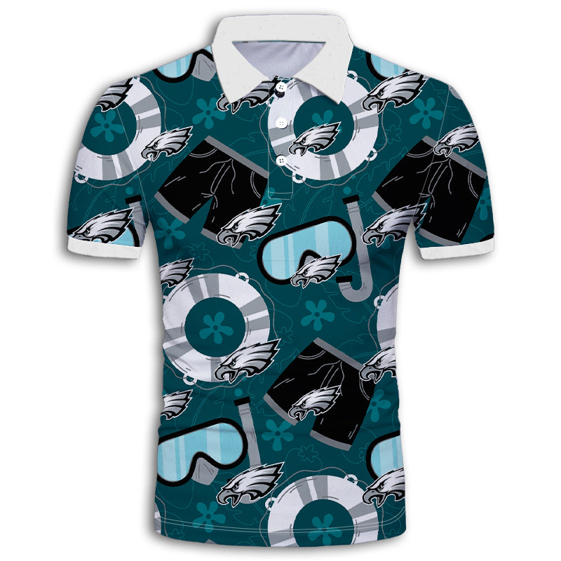 Philadelphia Eagles Cool Summer Polo Shirt