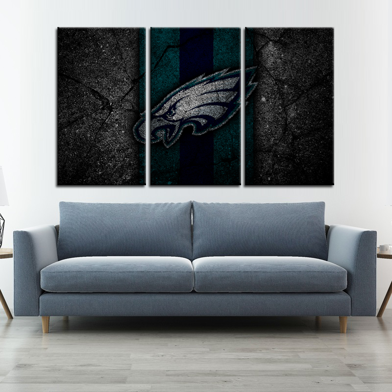 Philadelphia Eagles Rock Look Wall Canvas