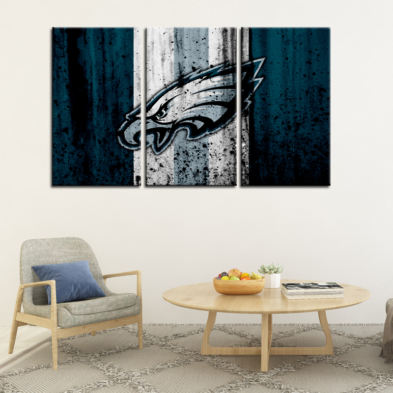 Philadelphia Eagles Rough Look Wall Canvas