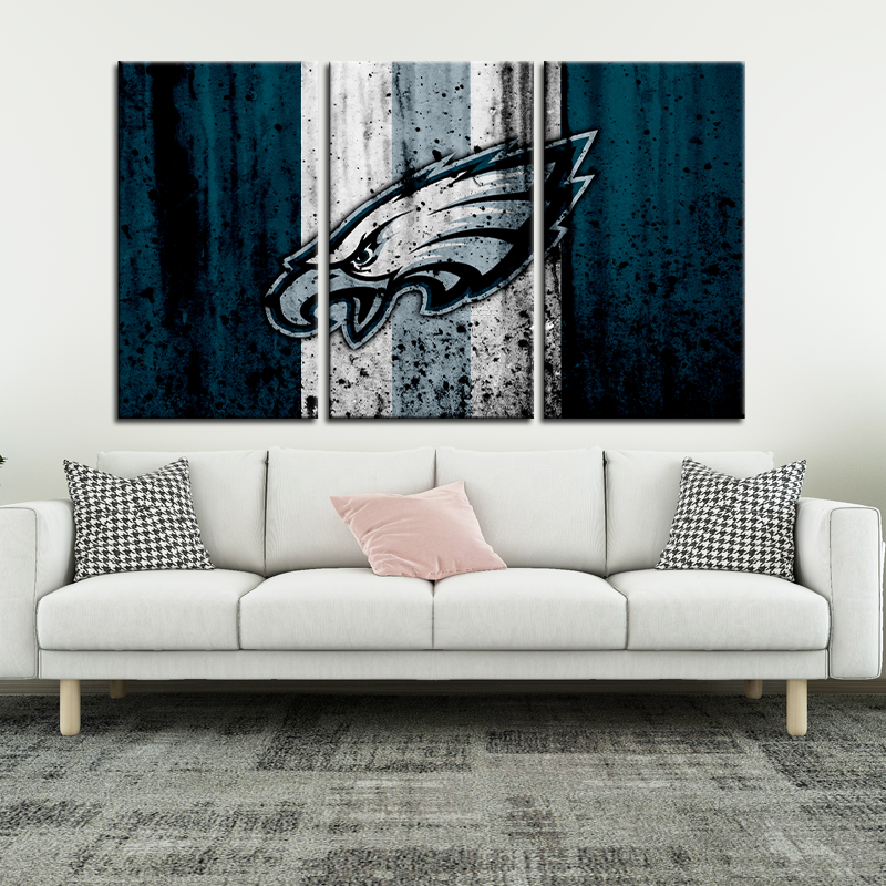 Philadelphia Eagles Rough Look Wall Canvas