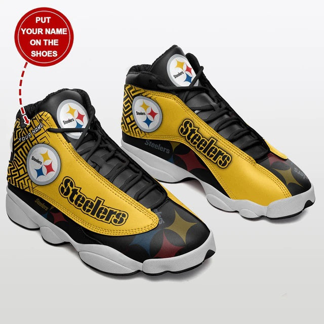 Pittsburgh Steelers Casual Air Jordon Sneaker Shoes