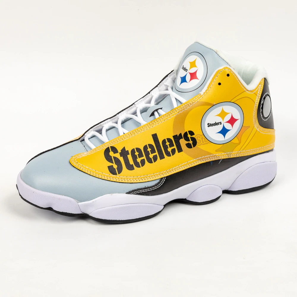 Pittsburgh Steelers Casual 3D Air Jordon Sneaker Shoes