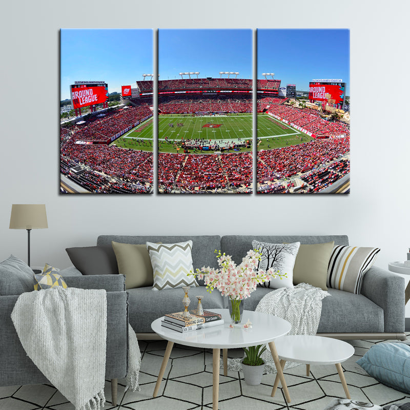 Tampa Bay Buccaneers Stadium Wall Canvas