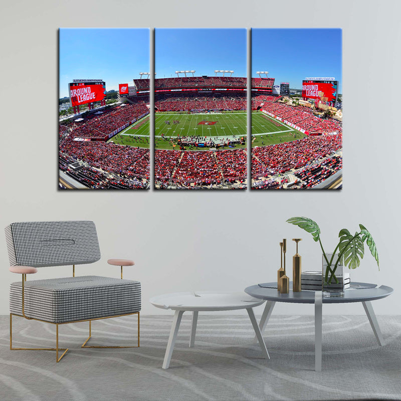 Tampa Bay Buccaneers Stadium Wall Canvas